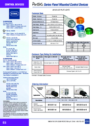 Thumbnail of document Data Sheet - 8013/3 LED Pilot Lights